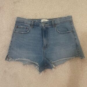 Abercrombie High Rise Mom Shorts